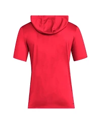 Adidas Men's Red Nc State Wolfpack 2025 Areoready Sideline Training Hooded T-Shirt