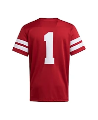 Adidas Men's 1 Scarlet Nebraska Huskers Premier Jersey