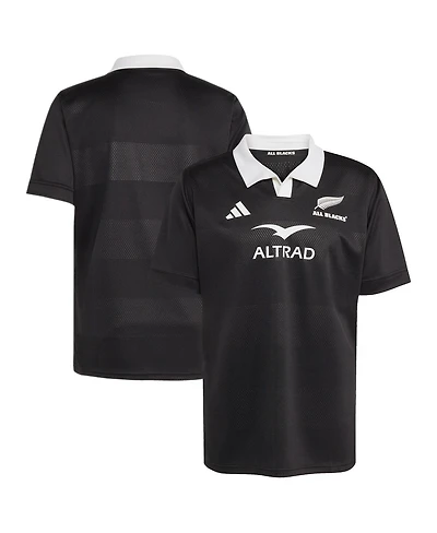 Adidas Men's Black New Zealand Rugby 2025/26 Home Replica Jersey
