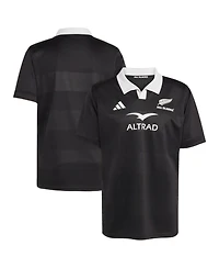Adidas Men's Black New Zealand Rugby 2025/26 Home Replica Jersey