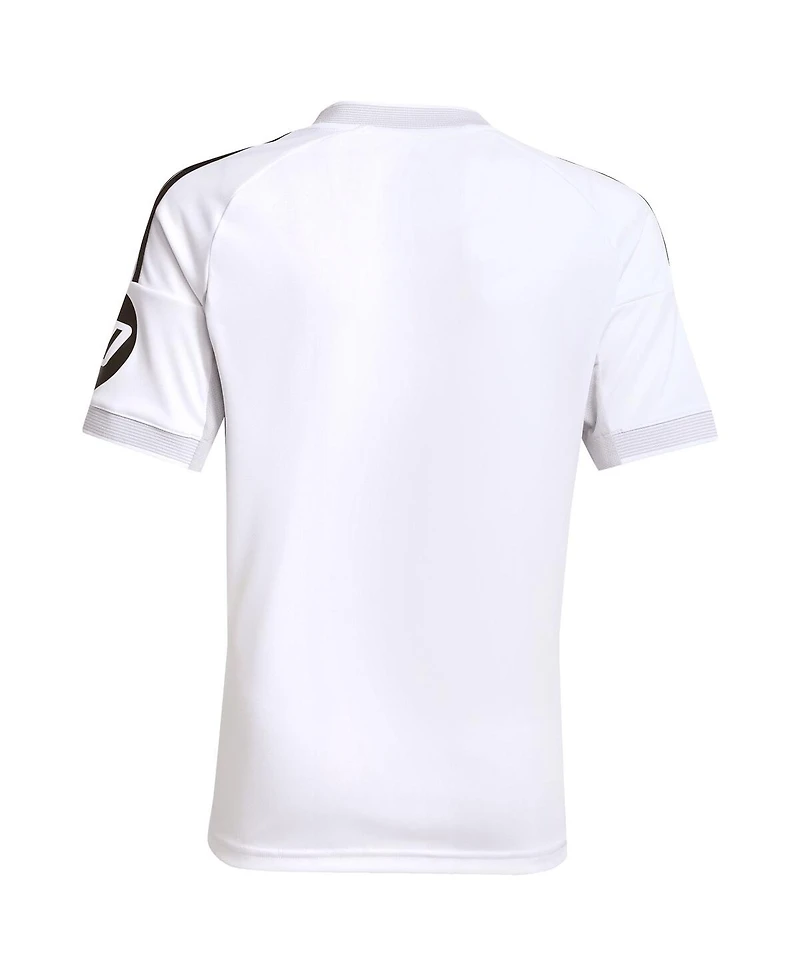 Adidas Big Boys and Girls White Real Madrid 2025/26 Home Replica Jersey