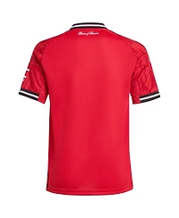 Adidas Big Boys and Girls Red Manchester United Home 2025/26 Replica Jersey
