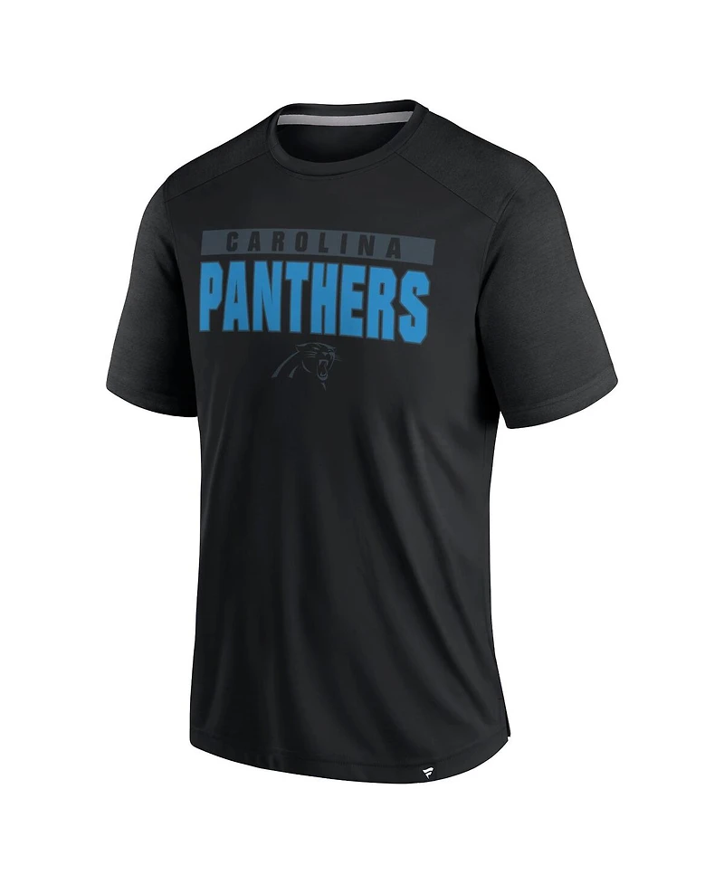 Fanatics Men's Black Carolina Panthers Defender Blackout T-Shirt