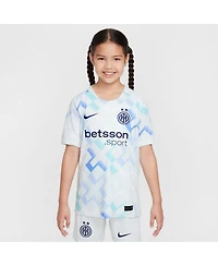 Nike Big Boys and Girls Aqua Inter Milan 2025/26 Away Replica Jersey