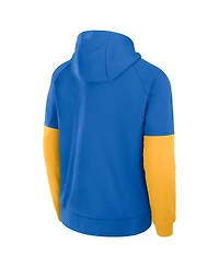 Jordan Men's Blue Ucla Bruins Fitness Performance Pullover Hoodie