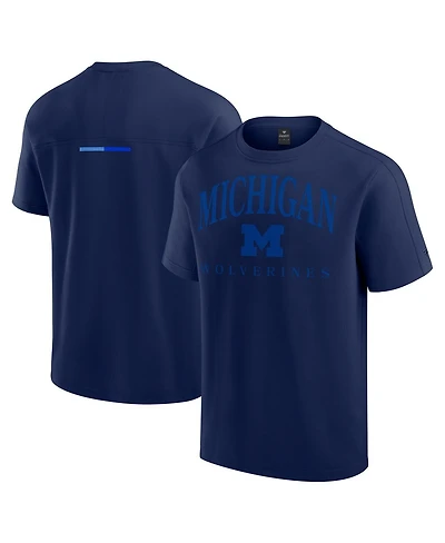 Fanatics Men's Navy Michigan Wolverines Flex Tri-Blend T-Shirt