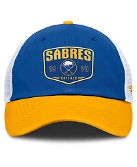 Fanatics Men's Royal Buffalo Sabres Fundamental One-Time Trucker Adjustable Hat
