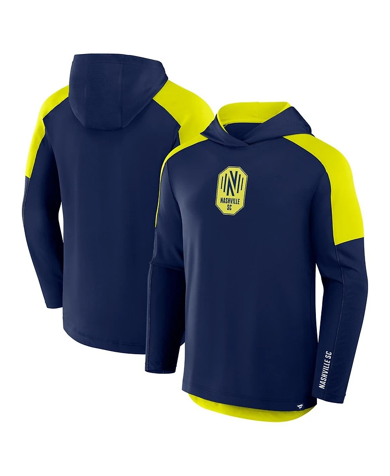 Fanatics Men's Navy Nashville Sc Red Card Transitional Pullover Hoodie