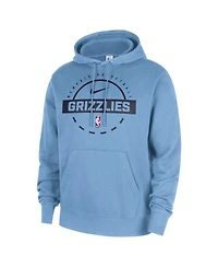 Nike Men's Light Blue Memphis Grizzlies 2025/26 Authentic Practice Club Pullover Hoodie