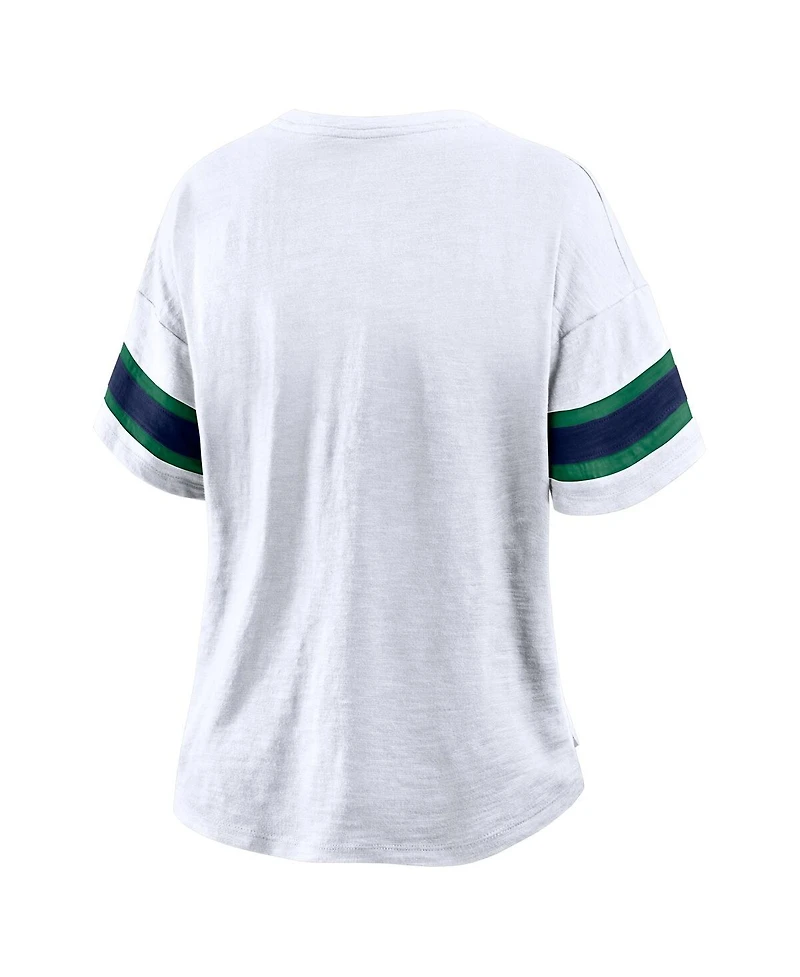 Fanatics Women's White Notre Dame Fighting Irish Hometown Premium Script T-Shirt