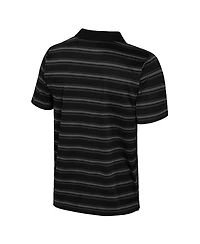 Colosseum Men's Black Ohio State Buckeyes Milk Steak Polo Shirt
