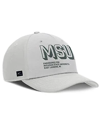 Nike Men's Gray Michigan State Spartans 2025 Sideline Dust Pinched Rise Adjustable Hat