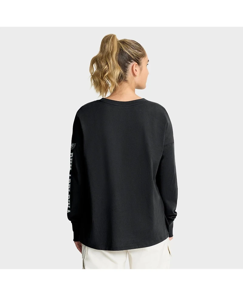 Fanatics Women's Black Philadelphia Eagles Hometown Legacy Long Sleeve T-Shirt