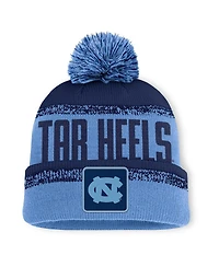Fanatics Men's Carolina Blue/Navy North Carolina Tar Heels Thrive Cuffed with Pom Knit Hat