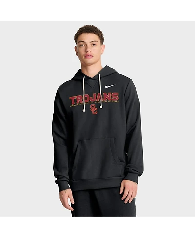 Nike Men's Black Usc Trojans 2025 Sideline Standard Issue Dri-fit Hoodie
