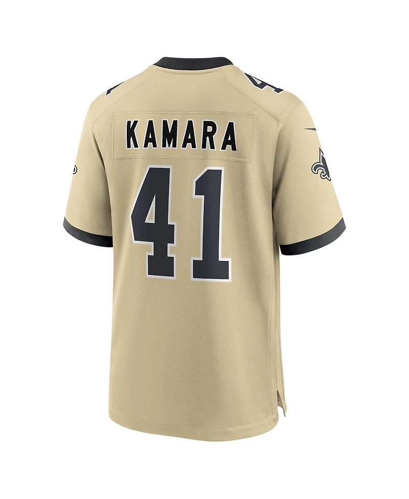 Nike Big Boys and Girls Alvin Kamara Gold New Orleans Saints Gameday Golds Alternate Game Player Jersey
