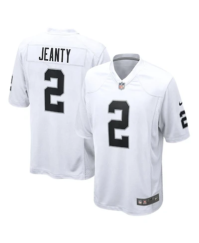 Nike Men's Ashton Jeanty White Las Vegas Raiders Game Jersey