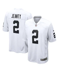 Nike Men's Ashton Jeanty White Las Vegas Raiders Game Jersey