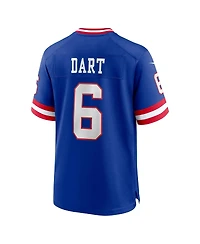 Nike Men's Jaxson Dart Royal New York Giants Alternate 2 Classic Game Jersey