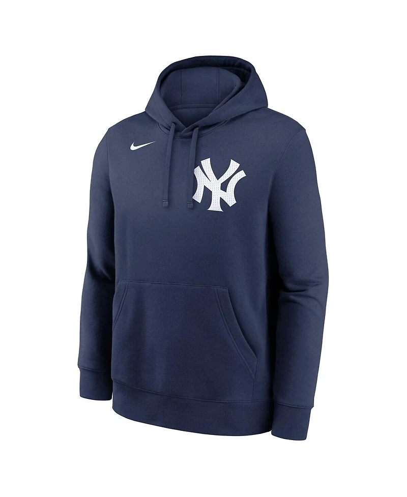 Nike Men's Mickey Mantle Navy New York Yankees Retired Player Name Number Club Pullover Hoodie