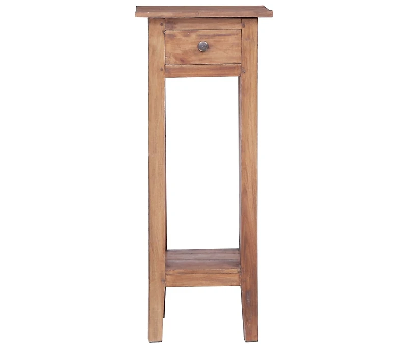 vidaXL Plant Stand 11.8"x11.8"x29.5" Solid Mahogany Wood