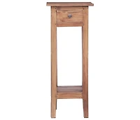 vidaXL Plant Stand 11.8"x11.8"x29.5" Solid Mahogany Wood