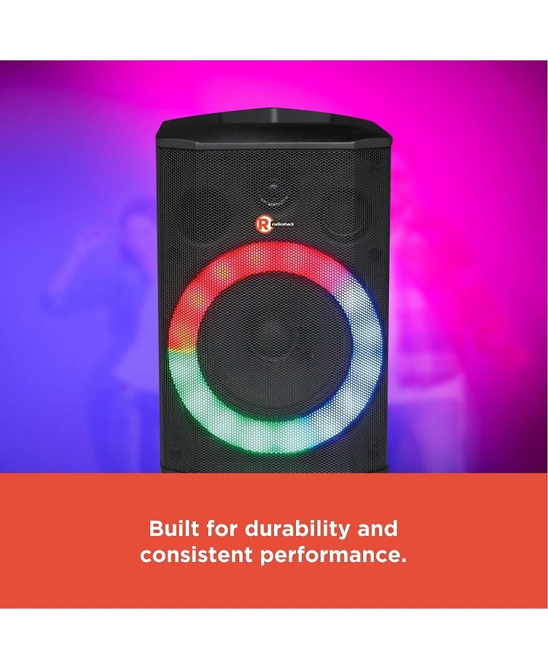 RadioShack 18W 5.5-inch Compact Pa Party Speaker With Lights 4001969