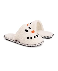 Muk Luks Women's Novelty Snowman Scuff Slipper