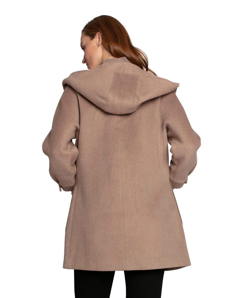 Belle & Bloom Women's Next To You Hooded Wool Blend Coat