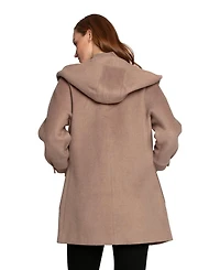Belle & Bloom Women's Next To You Hooded Wool Blend Coat