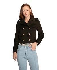Belle & Bloom Women's Love Me Now Wool Blend Military Style Coat