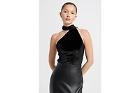 Women's Manhattan Velvet One Shoulder Top