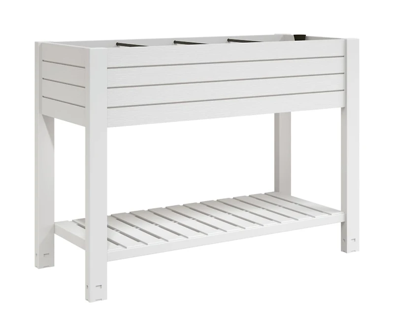 Garden Raised Bed White Polypropylene Large Durable