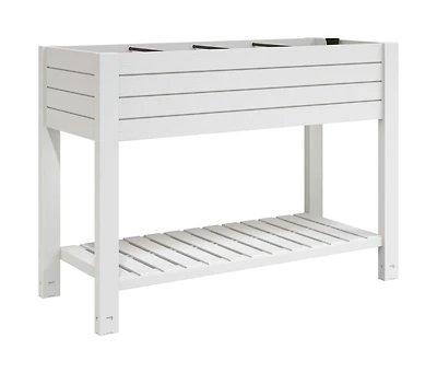 Garden Raised Bed White Polypropylene Large Durable
