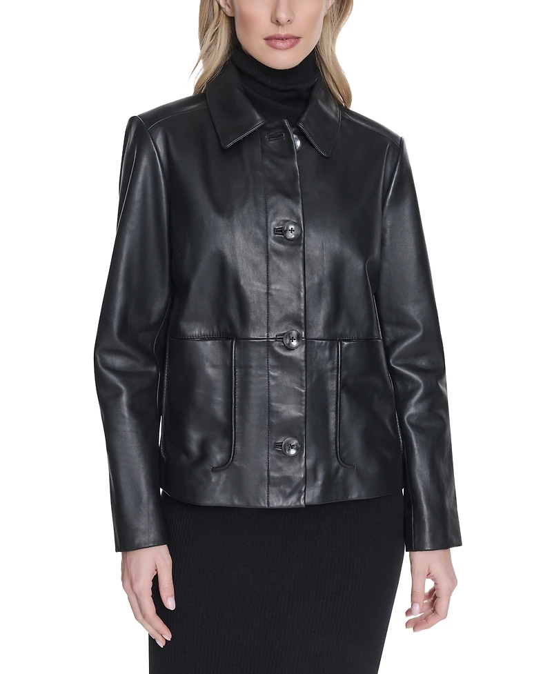 Cole Haan Women's Button Front Jacket