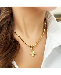 The Lovery Round Gold Charm Holder 13 millimeters