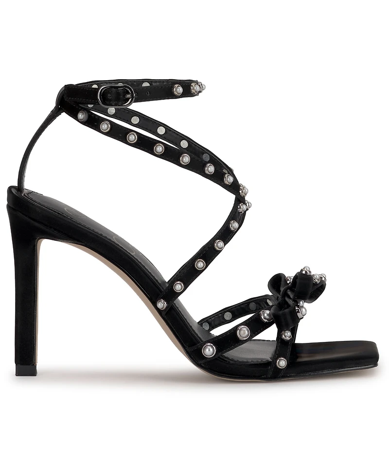 Jessica Simpson Women's Loelva Strappy Studded Dress Sandals