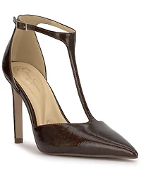 Jessica Simpson Women's Willna T-Strap Pointed-Toe Pumps