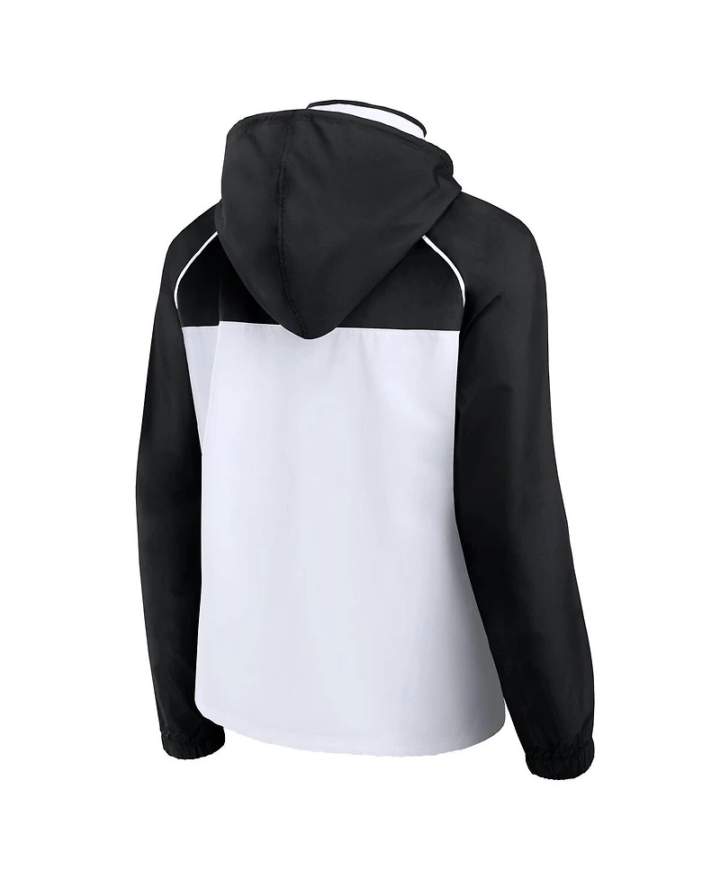 Fanatics Women's White Oregon Ducks Full-Zip Anorak Hoodie Jacket