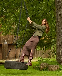 Barbour Women's Nora Oversized-Collar Utility Jacket, Exclusively at Macy's