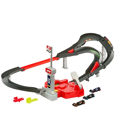 Hot Wheels Racing Formula 1 Sprint Race Circuit Track Set and cars