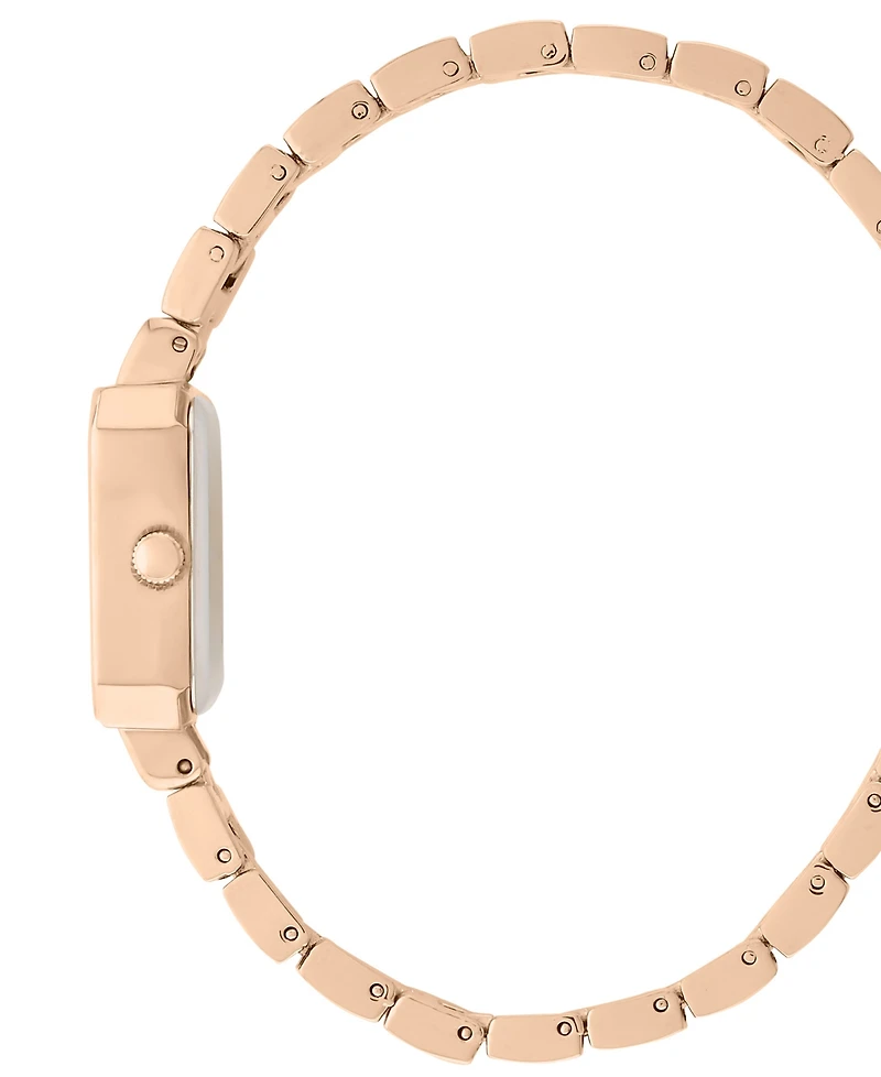 Bcbgmaxazria Women's Rose Gold Stainless Steel Bracelet Watch, 21mm