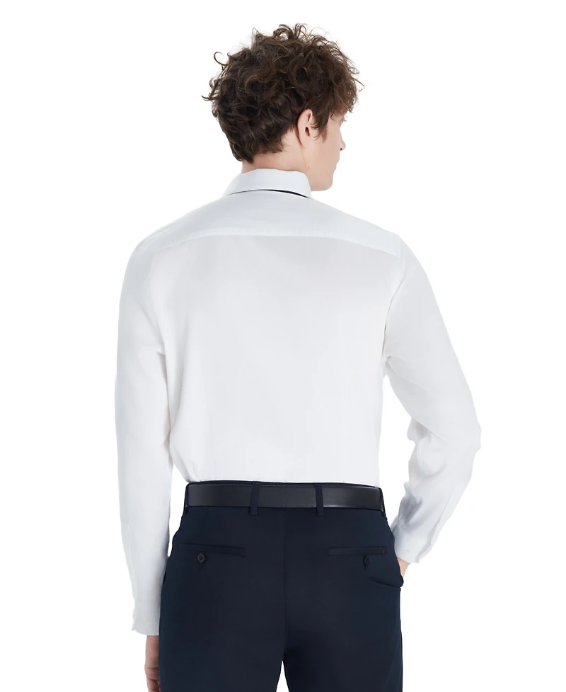Bar Iii Men's Sateen Solid Dress Shirt, Macy's Exclusive