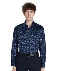 Bar Iii Men's Tossed Bouquet Print Dress Shirt, Macy's Exclusive