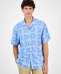 Tommy Bahama Men's Veracruz Cay Short Sleeve Bandana Print Camp Shirt
