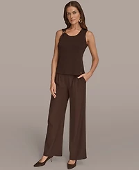 Donna Karan New York Petite Sleeveless Scoop Neck Tank Top