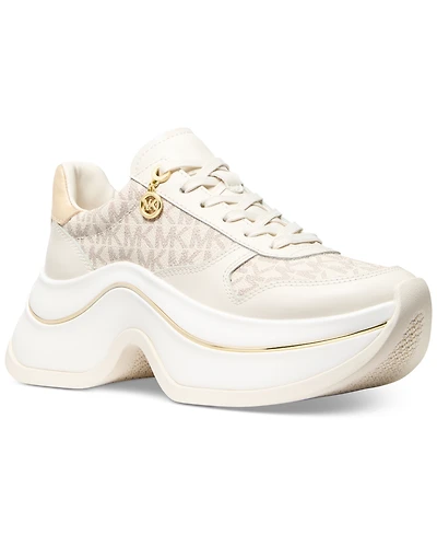 Michael Kors Women's Arla Lace Up Trainers