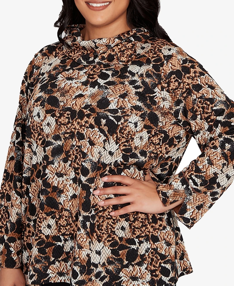 Ruby Rd. Plus Vintage Paisley Embellished Top