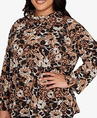 Ruby Rd. Plus Vintage Paisley Embellished Top