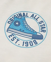 Converse Big Boys Old Sneaker Short Sleeve T-Shirt